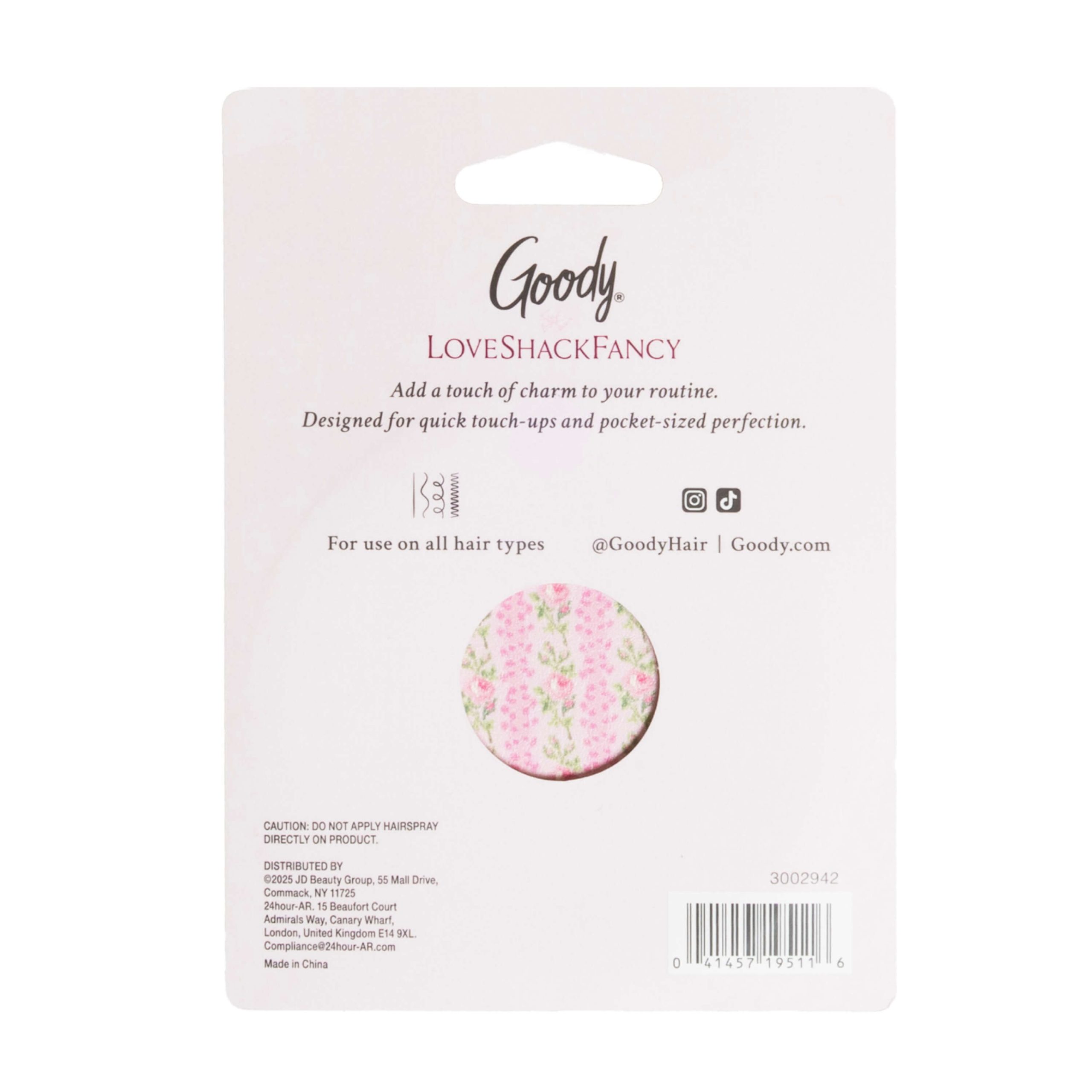 Goody x LoveShackFancy Compact Mirror - Blooming Heirloom - 1ct - Image 3