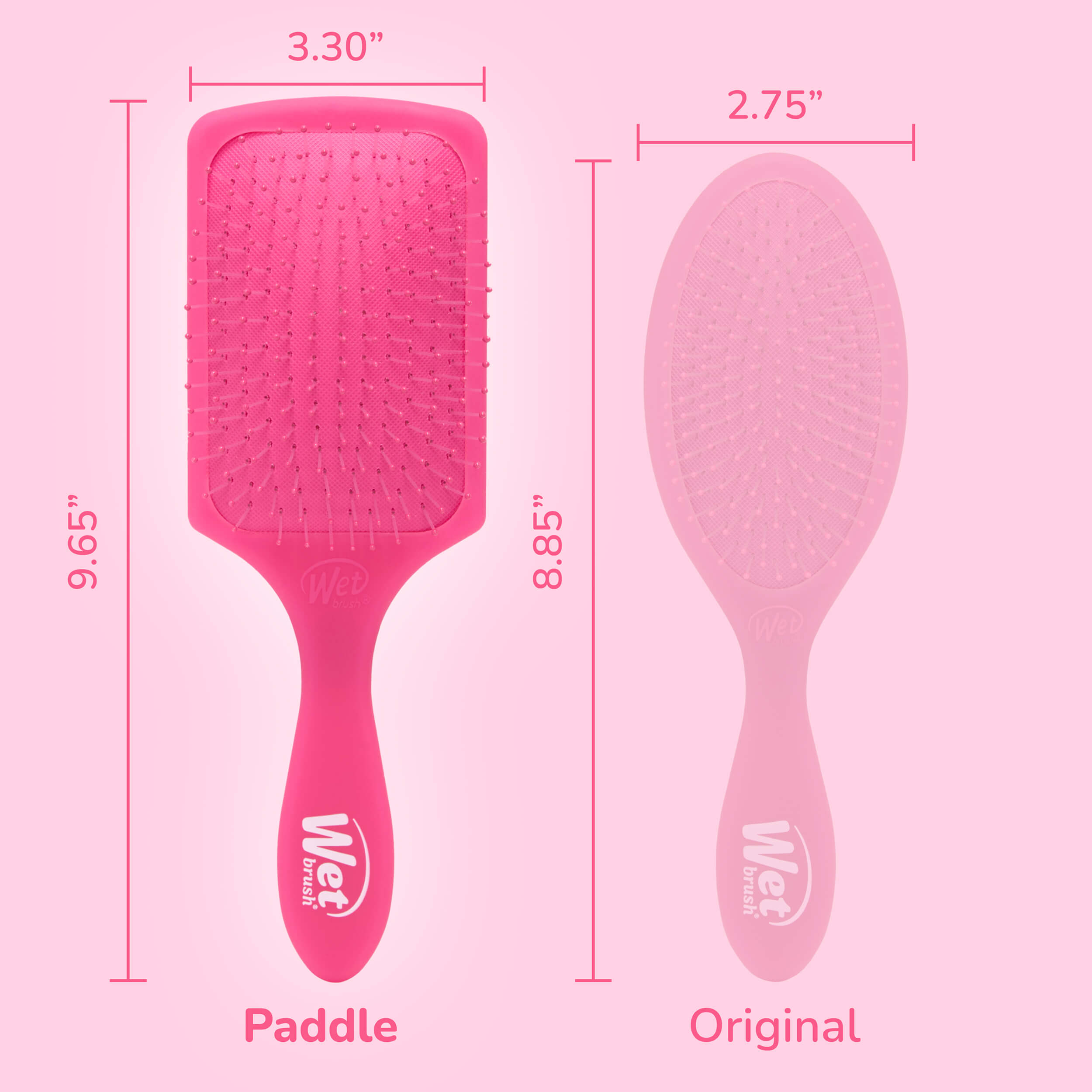 Paddle Detangler - Frost Pink - Image 10